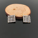 Metal Rhinestone Button for DIY Hair Accessories