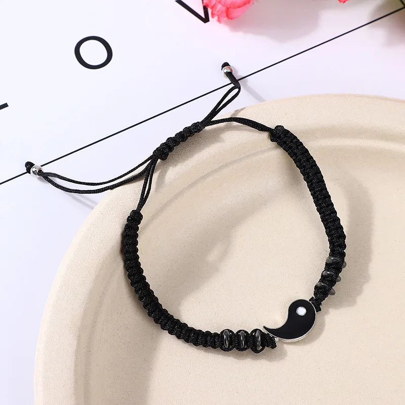 Hand-woven Couple Bracelet Tai Chi Gossip Bracelet Rope Friendship Bracelets