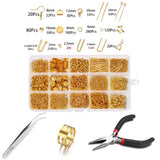 Alloy Jewelry Findings Set Lobster Clasp Jump Rings DIY Accessories