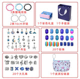 Alloy Jewelry Sets Crystal Diy Bracelet Necklace Beading for Kids