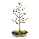 Alloy Jewelry Tree Display Stand Holder Necklace Ring Storage