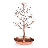 Alloy Jewelry Tree Display Stand Holder Necklace Ring Storage