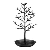 Alloy Jewelry Tree Display Stand Holder Necklace Ring Storage