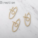 Rose Irregular Earnail Pendant DIY Hand Earrings Material Earrings Accessories