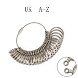Alloy Measuring Ring Tool Ring Sizer Gauges Finger Sizer