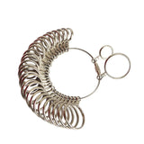 Alloy Measuring Ring Tool Ring Sizer Gauges Finger Sizer