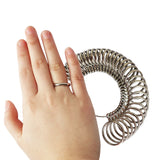 Alloy Measuring Ring Tool Ring Sizer Gauges Finger Sizer