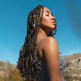 Alloy Metal African Hair Rings Beads Box Set Hair Braids Jewelry Decoration