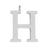 Alloy Metal Large H Letter Charm & Pendant DIY
