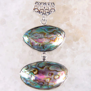Abalone Shell Pendant For Jewelry Making Necklace