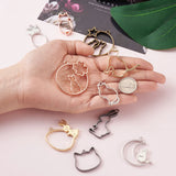 Open Back Bezel Pendants for DIY Resin Jewelry 10pcs/set