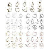 Open Back Bezel Pendants for DIY Resin Jewelry 10pcs/set