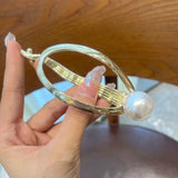 Women Rhinestone Twist Clip Hair Crab Barrette Girls Hair Accessories