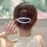 Women Rhinestone Twist Clip Hair Crab Barrette Girls Hair Accessories
