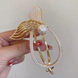 Women Rhinestone Twist Clip Hair Crab Barrette Girls Hair Accessories