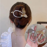 Women Rhinestone Twist Clip Hair Crab Barrette Girls Hair Accessories