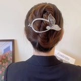 Women Rhinestone Twist Clip Hair Crab Barrette Girls Hair Accessories