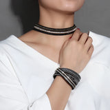 Alloy PU Collar Necklace Torque for Women - Party/Banquet Accessory