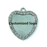 Heart Shape Sports Charms Pendant For DIY Football Charm Bracelet & Necklace