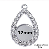 Heart Shape Sports Charms Pendant For DIY Football Charm Bracelet & Necklace