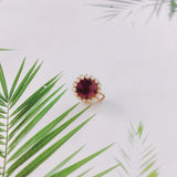 Alloy Round Pendant Charms DIY Jewelry Earring Accessories
