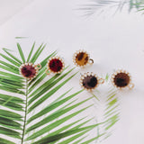 Alloy Round Pendant Charms DIY Jewelry Earring Accessories