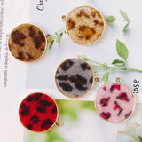Alloy Round Pendant Necklace Charms DIY Jewelry Accessory