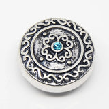 Alloy Snap Button Charm Jewelry For Leather Bracelet