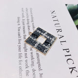Alloy Square Pendant Necklace Charms DIY Jewelry Accessories