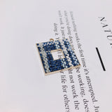 Alloy Square Pendant Necklace Charms DIY Jewelry Accessories
