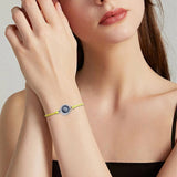 Alloy Sunflower Bracelet Wax Wire Little Daisy Italian Card