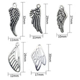 Tibetan Silver Butterfly Wing Charm Jewelry Making Pendant DIY Supplies