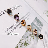 Alloy Water Drop Pendant Charms DIY Jewelry Earring Accessories