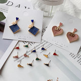 Alloy Drop Glaze Hand-Crafted Earrings DIY Kit