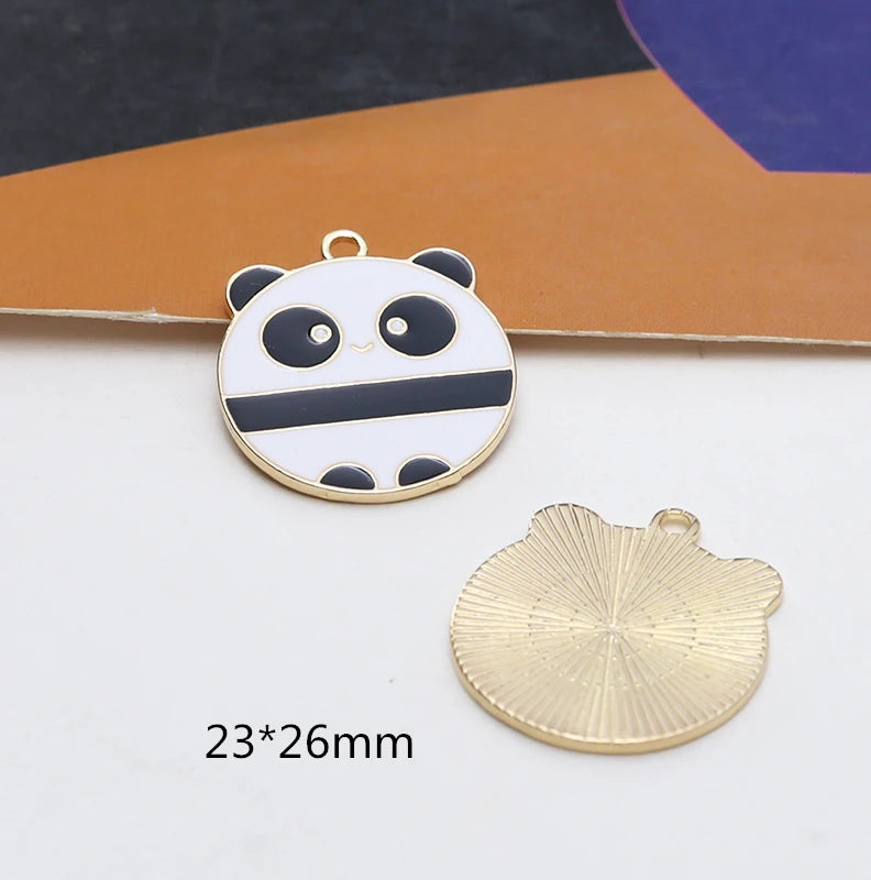 Alloy animal drop oil charm 40pcs/lot DIY jewelry pendant accessory