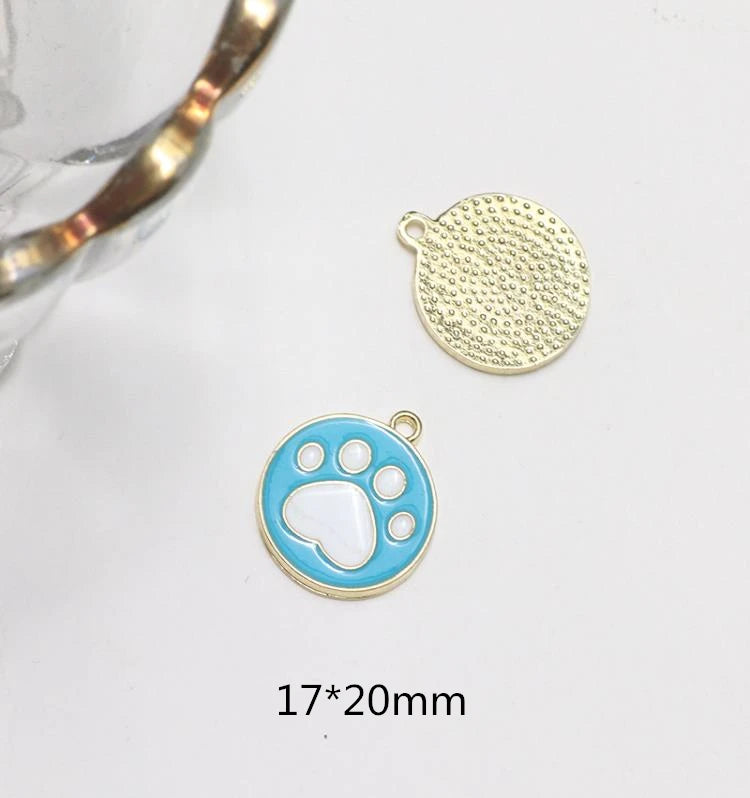 Alloy Oil Charms Geometric Fish Tail Earring Pendants 50pcs