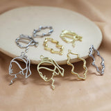 Alloy Face Line Side Face Wave Pendant DIY Jewelry Accessory