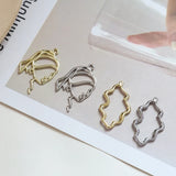 Alloy Face Line Side Face Wave Pendant DIY Jewelry Accessory