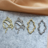 Alloy Face Line Side Face Wave Pendant DIY Jewelry Accessory