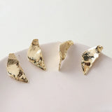 Irregular Triangle Silver Earrings Material DIY Accessories