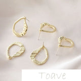 Irregular Water Drop Earrings DIY Accessories