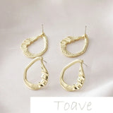 Irregular Water Drop Earrings DIY Accessories