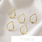 Irregular Water Drop Earrings DIY Accessories