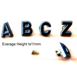 Alloy Metal Initials Decorative Rivets for Personalized Shoes