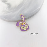 Alloy Oil Drop Animal Head Pendant Earrings Material
