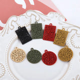 Alloy Geometric Paint Charm 40pcs/lot DIY Jewelry for Women