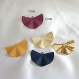 Irregular Fan Pendant DIY Ear Accessories Material