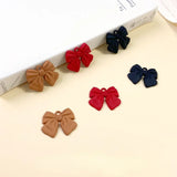 Alloy Spray Paint Bow Pendant DIY Earrings Hair Accessories