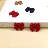 Alloy Spray Paint Bow Pendant DIY Earrings Hair Accessories