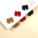 Alloy Spray Paint Bow Pendant DIY Earrings Hair Accessories